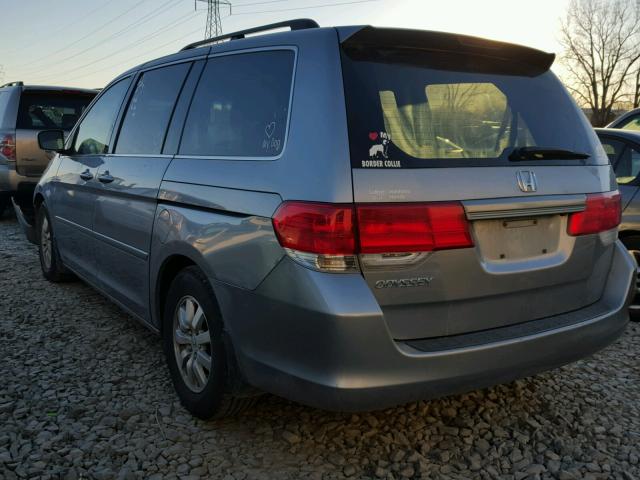 5FNRL3H65AB011751 - 2010 HONDA ODYSSEY EX SILVER photo 3