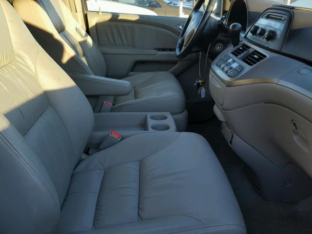 5FNRL3H65AB011751 - 2010 HONDA ODYSSEY EX SILVER photo 5
