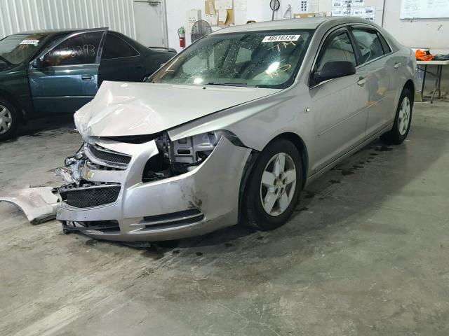 1G1ZG57B78F161230 - 2008 CHEVROLET MALIBU LS ვერცხლისფერი ფოტო 2