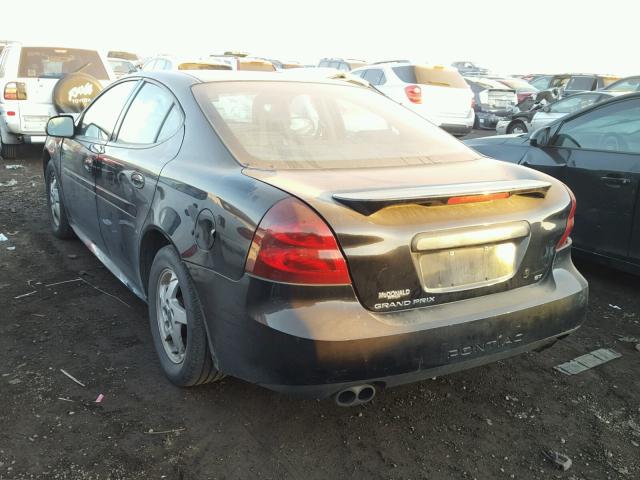 2G2WS522241107744 - 2004 PONTIAC GRAND PRIX BLACK photo 3