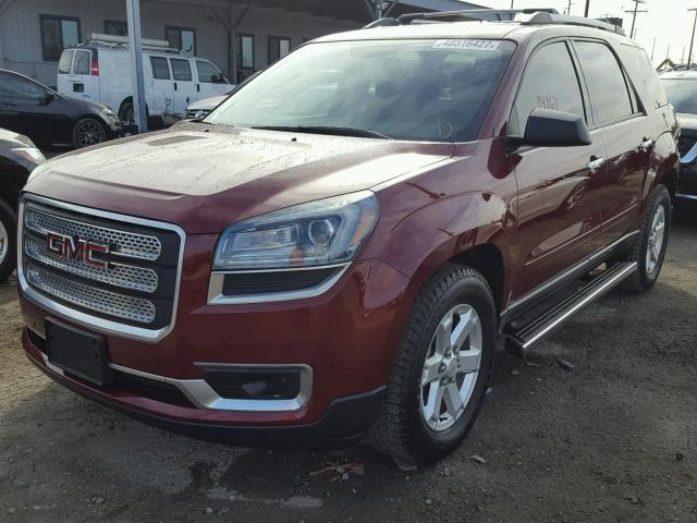 1GKKRNED5GJ312623 - 2016 GMC ACADIA SLE RED photo 2