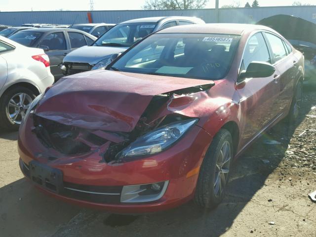 1YVHZ8DH4C5M43857 - 2012 MAZDA 6 I RED photo 2