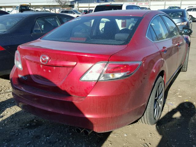 1YVHZ8DH4C5M43857 - 2012 MAZDA 6 I RED photo 4