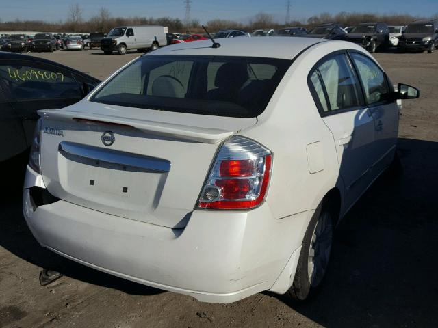 3N1AB6AP6CL738151 - 2012 NISSAN SENTRA 2.0 WHITE photo 4