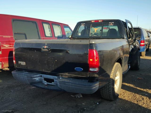 1FTDF1724VKD69114 - 1997 FORD F150 BLACK photo 4