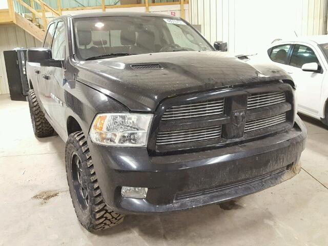 1C6RD7HT3CS256555 - 2012 DODGE RAM 1500 S BLACK photo 1