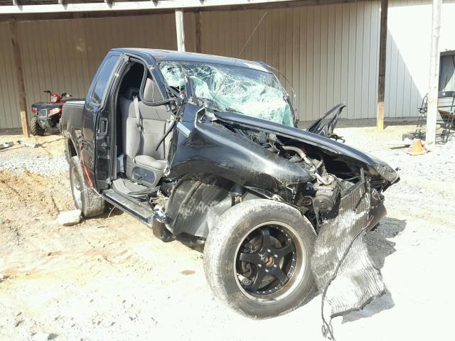 1FTRF122X5NC10335 - 2005 FORD F150 أسود صورة 1