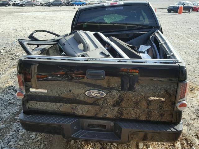 1FTRF122X5NC10335 - 2005 FORD F150 BLACK photo 6