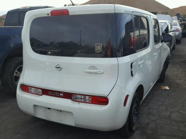 JN8AZ2KR8AT165378 - 2010 NISSAN CUBE BASE WHITE photo 4