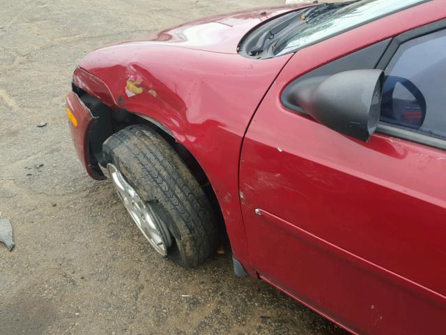 1B3ES56C95D246061 - 2005 DODGE NEON SXT RED photo 10