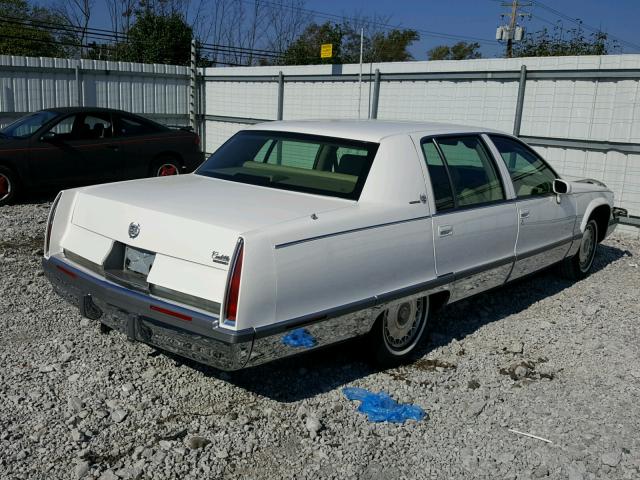 1G6DW52PXRR719081 - 1994 CADILLAC FLEETWOOD WHITE photo 4