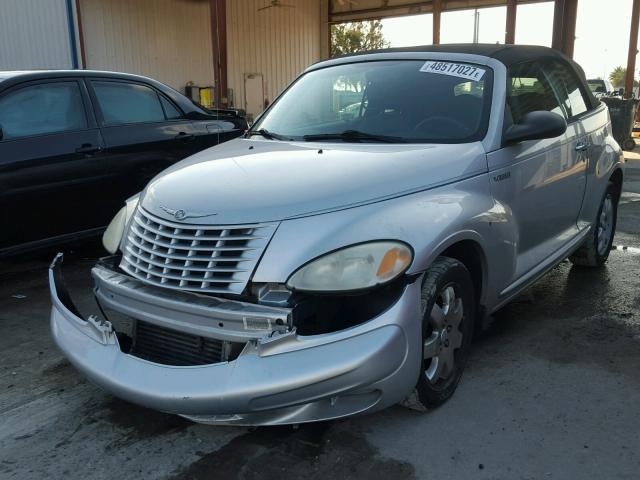 3C3EY55E85T620402 - 2005 CHRYSLER PT CRUISER SILVER photo 2