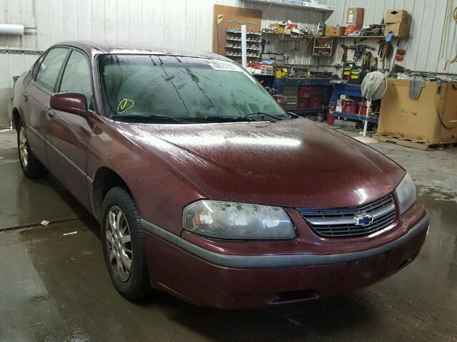 2G1WF52EXY9242996 - 2000 CHEVROLET IMPALA MAROON photo 1