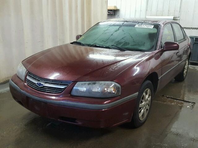 2G1WF52EXY9242996 - 2000 CHEVROLET IMPALA MAROON photo 2