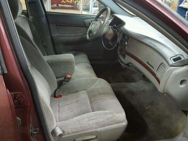 2G1WF52EXY9242996 - 2000 CHEVROLET IMPALA MAROON photo 5