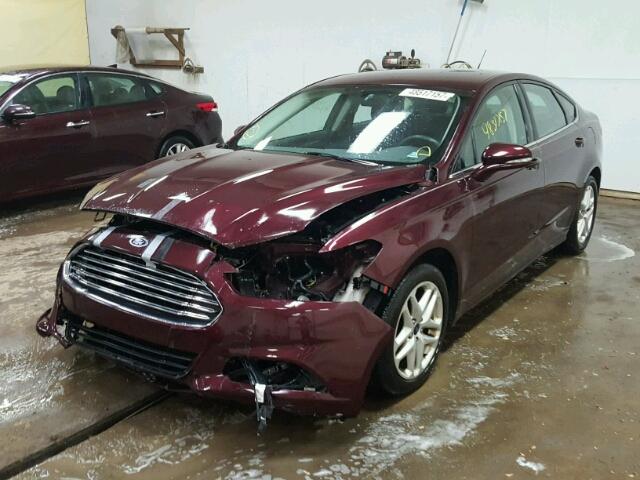 3FA6P0H70DR360081 - 2013 FORD FUSION SE PURPLE photo 2