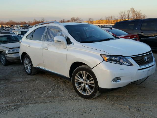 JTJBC1BA5B2420840 - 2011 LEXUS RX 450 WHITE photo 1