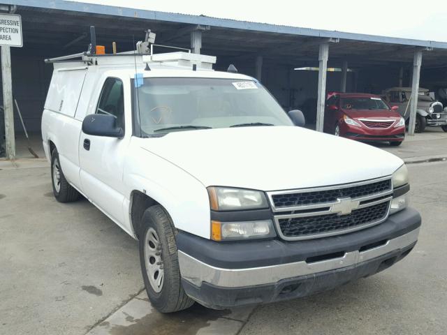 1GCEC14X47Z149396 - 2007 CHEVROLET SILVERADO WHITE photo 1