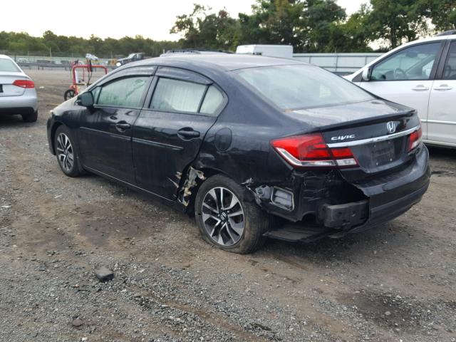 19XFB2F91DE202249 - 2013 HONDA CIVIC EXL 黑色 照片 3