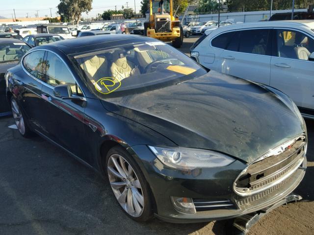 5YJSA1DP0DFP05312 - 2013 TESLA MODEL S BLACK photo 1
