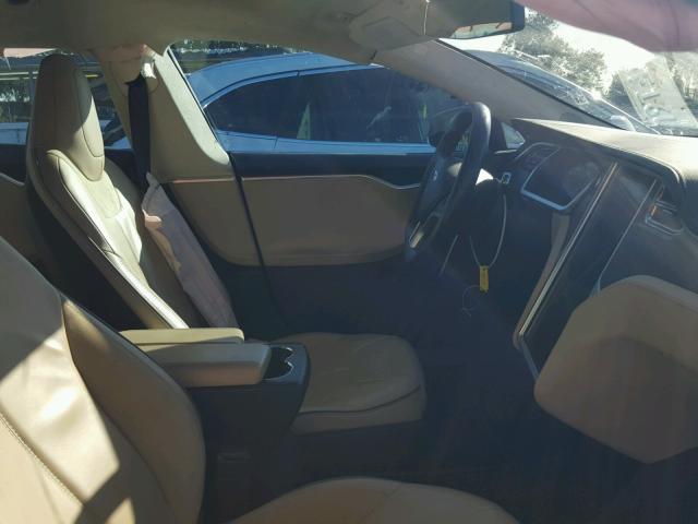 5YJSA1DP0DFP05312 - 2013 TESLA MODEL S BLACK photo 5