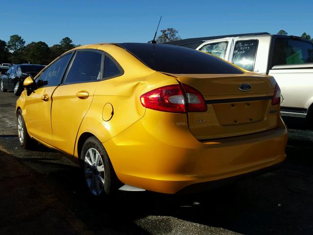 3FADP4CJXBM181428 - 2011 FORD FIESTA SEL YELLOW photo 3