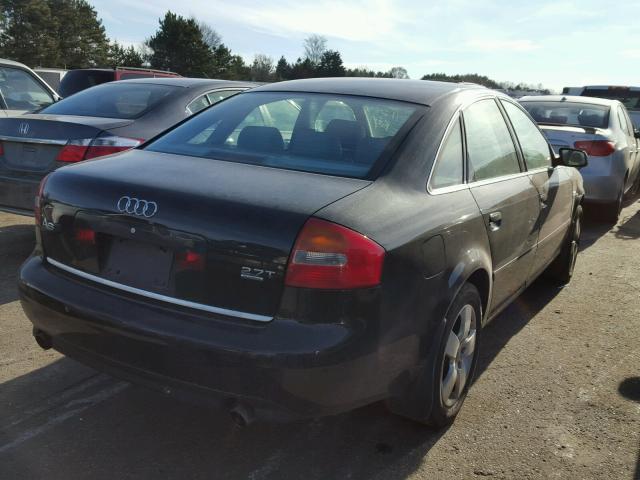 WAULD54B92N095641 - 2002 AUDI A6 2.7T QU BLACK photo 4