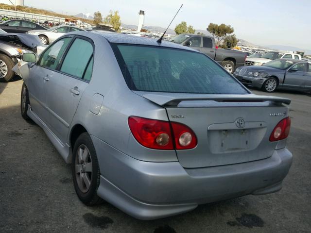 1NXBR30E86Z743434 - 2006 TOYOTA COROLLA CE SILVER photo 3