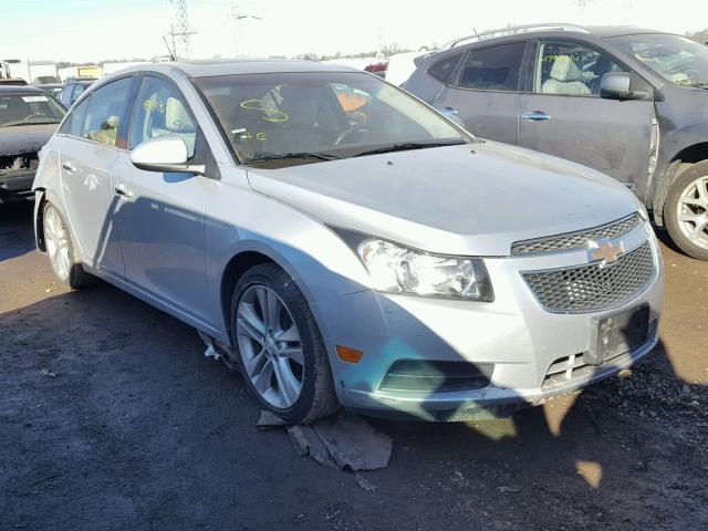 1G1PH5S98B7168729 - 2011 CHEVROLET CRUZE LTZ SILVER photo 1