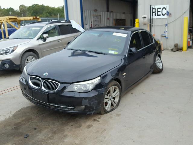 WBANV13599C154722 - 2009 BMW 528 XI BLACK photo 2