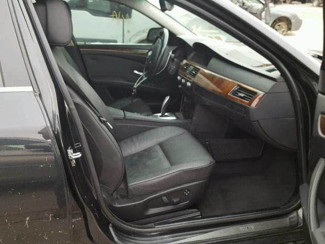 WBANV13599C154722 - 2009 BMW 528 XI BLACK photo 5