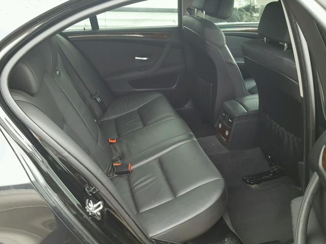 WBANV13599C154722 - 2009 BMW 528 XI BLACK photo 6