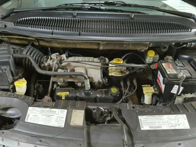 2C8GP54L81R304906 - 2001 CHRYSLER TOWN & COU BLUE photo 7