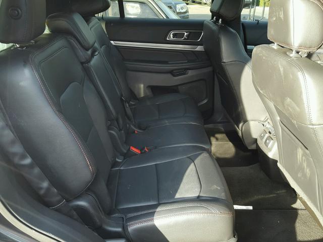 1FM5K8GTXHGC21876 - 2017 FORD EXPLORER S CHARCOAL photo 6