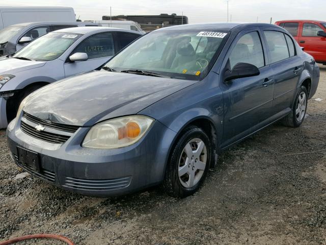 1G1AK55F767621057 - 2006 CHEVROLET COBALT LS BLUE photo 2