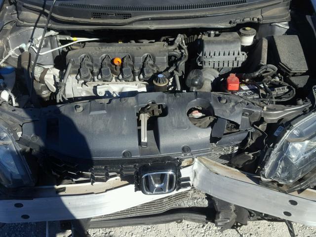 19XFB2F98DE005949 - 2013 HONDA CIVIC EXL GRAY photo 7