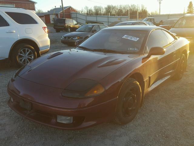 JB3XD64B4MY013666 - 1991 DODGE STEALTH R/ PURPLE photo 2