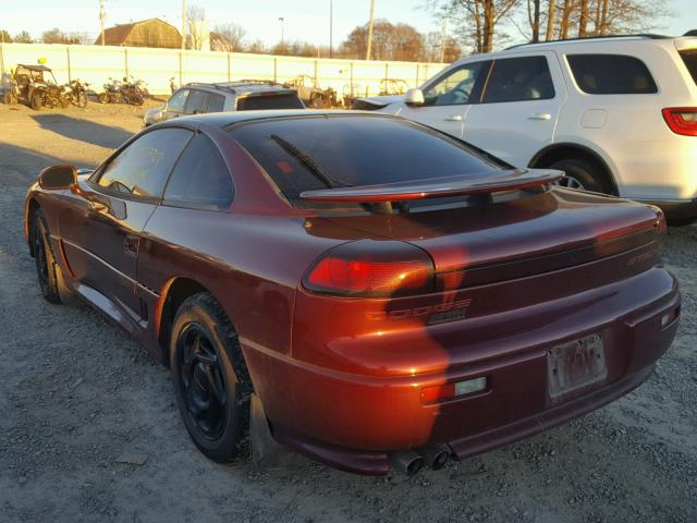 JB3XD64B4MY013666 - 1991 DODGE STEALTH R/ PURPLE photo 3