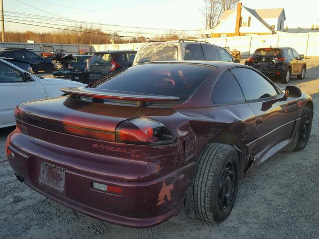 JB3XD64B4MY013666 - 1991 DODGE STEALTH R/ PURPLE photo 4