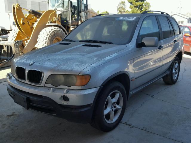 WBAFA53581LM83391 - 2001 BMW X5 3.0I SILVER photo 2