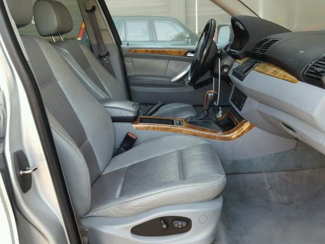 WBAFA53581LM83391 - 2001 BMW X5 3.0I SILVER photo 5