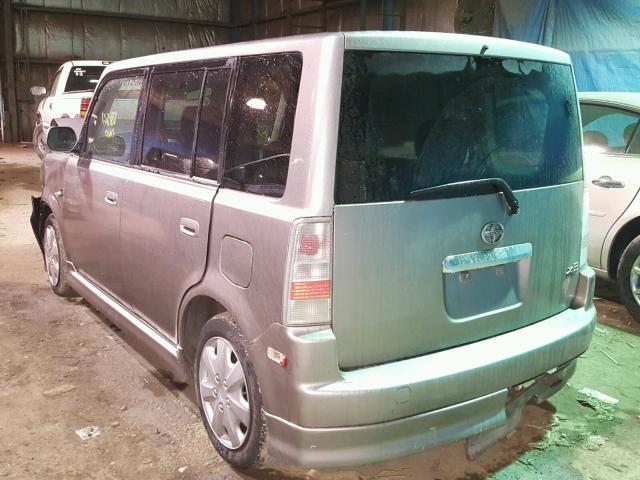 JTLKT324854016310 - 2005 TOYOTA SCION XB GRAY photo 3