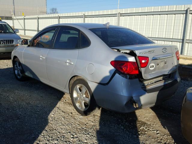 KMHDU4AD9AU872987 - 2010 HYUNDAI ELANTRA BL SILVER photo 3