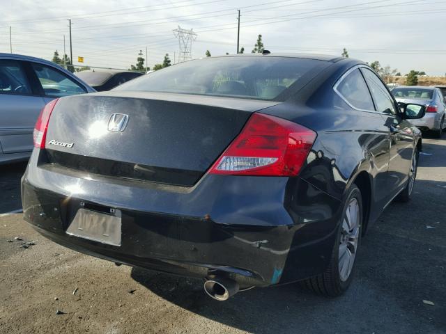 1HGCS1B82BA002542 - 2011 HONDA ACCORD EXL BLACK photo 4