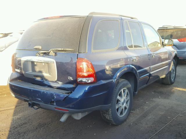 5GADS13SX42246564 - 2004 BUICK RAINIER CX BLUE photo 4