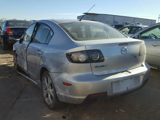 JM1BK323071698724 - 2007 MAZDA 3 S SILVER photo 3