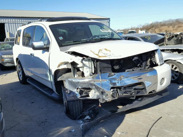 5N1BA08C37N706182 - 2007 NISSAN ARMADA SE WHITE photo 1