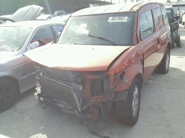 5J6YH28593L042154 - 2003 HONDA ELEMENT EX ORANGE photo 2