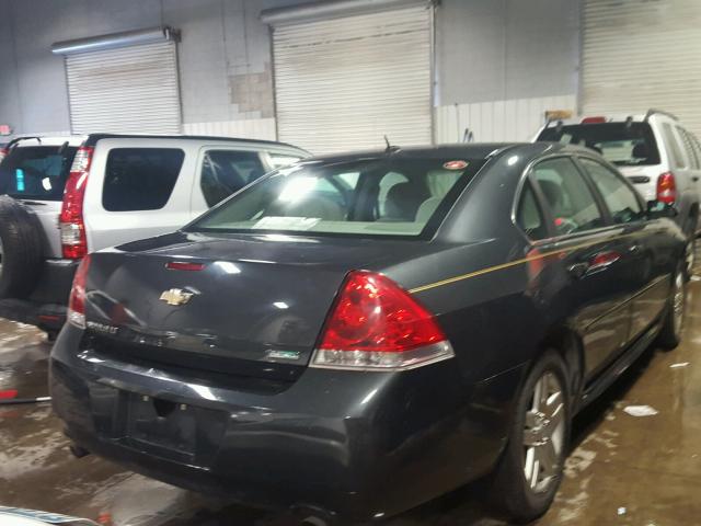 2G1WG5E37C1329107 - 2012 CHEVROLET IMPALA LT BLACK photo 4