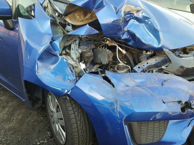 3HGGK5G54FM743131 - 2015 HONDA FIT LX BLUE photo 9